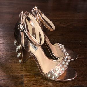 Steve Madden Rose Gold Heels
